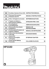 Makita HP332DZJ Instruction Manual
