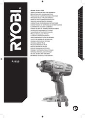 Ryobi R18QS Original Instructions Manual