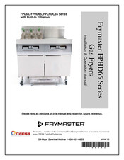 Frymaster FPLHDC65 Series Installation & Operation Manual
