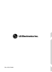 LG WD-10491ST Owner's Manual