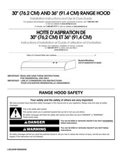 Whirlpool UXT4130ADS Installation Instructions And Use & Care Manual