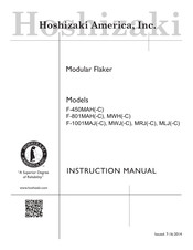 Hoshizaki F-1001MWJ-C Instruction Manual