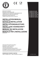 Hoshizaki FM-600ALKE-CO2-SB Installation Manual