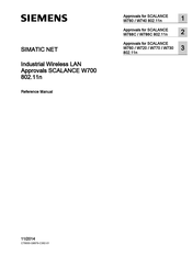 Siemens SIMATIC NET SCALANCE W760 Reference Manual