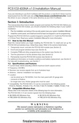 DSC PC51O2-433NA Installation Manual
