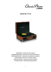 LENCO Classic Phono TT-10BN User Manual