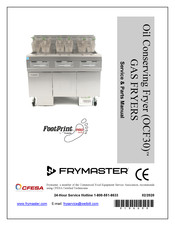 Frymaster OCF30ATOG Service & Parts Manual
