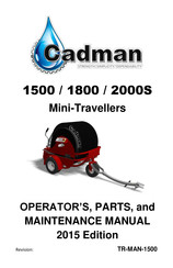 Cadman 1800 Operator, Parts, And Installation Manual