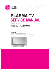 LG RZ-50PX10 Service Manual