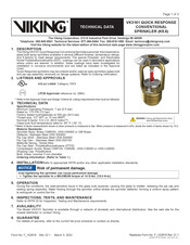 Viking 23914 Technical Data Manual