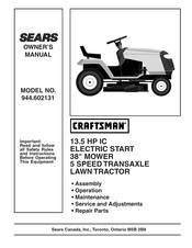 Sears CRAFTSMAN 944.602131 Owner's Manual