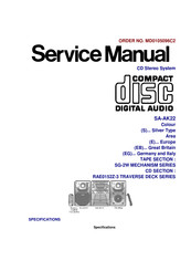 Panasonic SAAK22 - MINI HES W/CD-PLAYER Service Manual