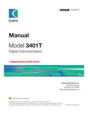 Kohler CURTIS 3401T Manual