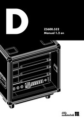 D&B Audiotechnik Z5600.552 Manual