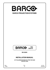 Barco R812302K Installation Manual