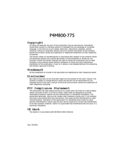 Biostar P4M800-775 User Manual
