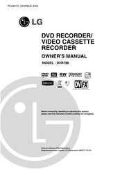 LG DVR788 Owner's Manual