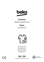 Beko B5T68247C1 User Manual