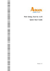 SATO ARGOX OS-200 Series Quick Start Manual