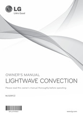 LG MJ3281CZ Owner's Manual