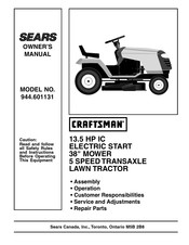 Sears Craftsman 944.601131 Owner's Manual