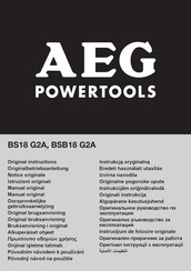 AEG BS18 G2A Original Instructions Manual
