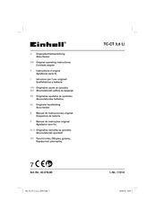 EINHELL TC-CT 3,6 Li Operating Instructions Manual
