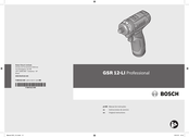 Bosch GSR 12-LI Original Instructions Manual