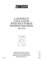 Zanussi ZWF1650 User Manual