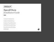 Wolf Speed Oven Installation Manual