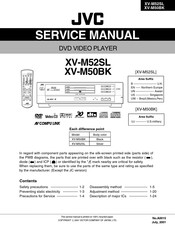 JVC XV-M52SL Service Manual