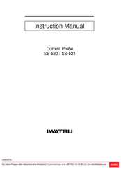 Iwatsu SS-520 Instruction Manual