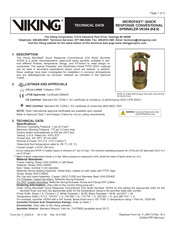 Viking MICROFAST VK354 Technical Data Manual