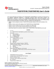 Texas Instruments TAS5707EVM User Manual