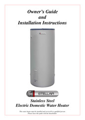 Rheem STELLAR 4A1315 Owner's Manual And Installation Instructions