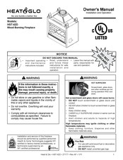 Heatilator HST-42D Owner's Manual