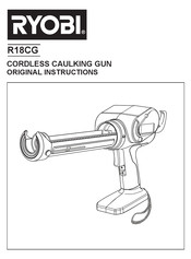 Ryobi R18CG Original Instructions Manual