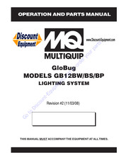 MULTIQUIP GLOBUG GB12BP Operation And Parts Manual