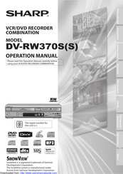 Sharp DV-RW370S Operation Manual