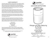 Guardian AC4200W Use & Care Instructions Manual