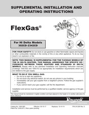 Rheem Raypak Hi Delta FlexGas 1262CD Supplemental Instructions