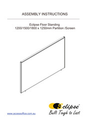 Eclipse 1500 x 1250 Assembly Instructions Manual