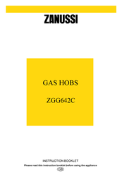 Zanussi ZGG642CS Instruction Booklet