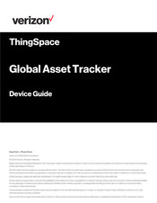 Verizon ThingSpace Device Manual