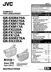 JVC GR-SXM470A Instructions Manual