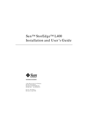 Sun Microsystems StorEdge L400 Installation And User Manual