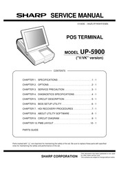 Sharp UP-5900 Service Manual