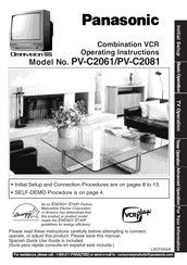 Panasonic Omnivision VHS PV-C2081 Operating Instructions Manual