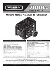 Generac Power Systems 7000exl Owner's Manual
