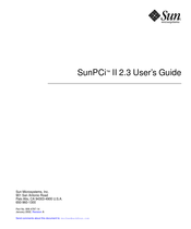 Sun Microsystems SunPCi II 2.3 User Manual